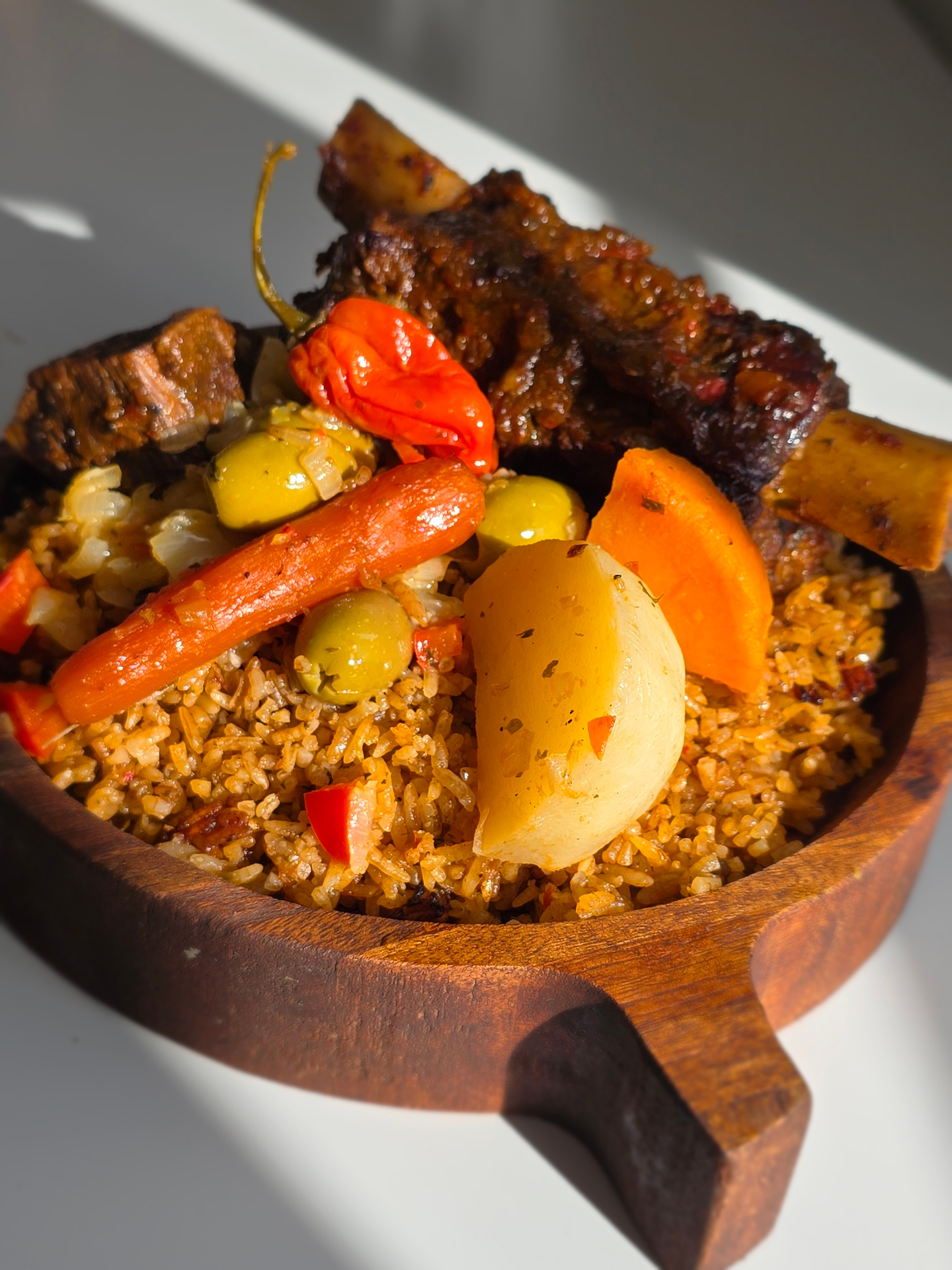 Agneau au riz pilaf