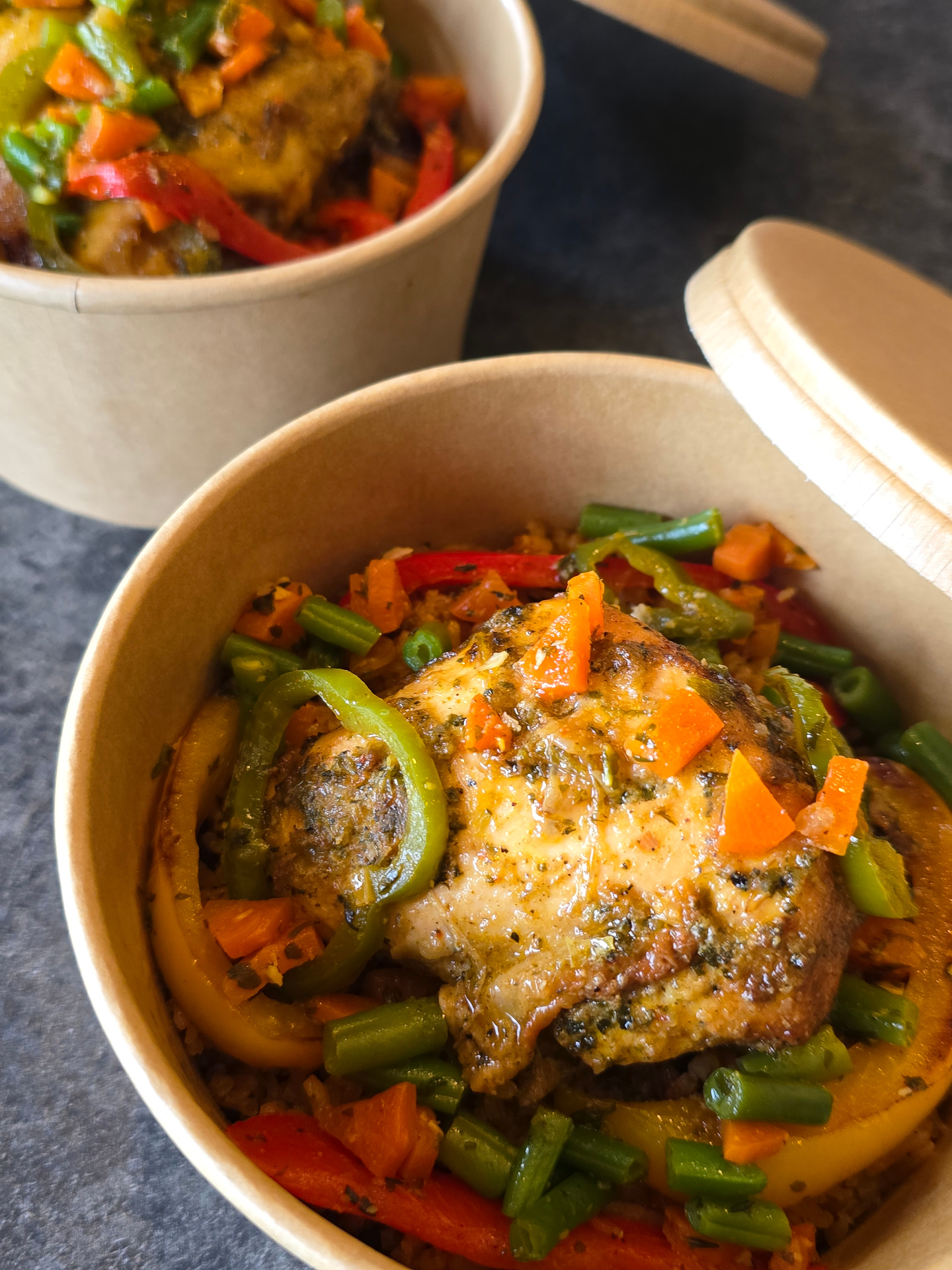 Plat africain en bowl